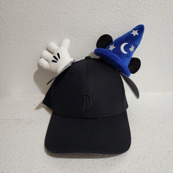 Disney Black Build Your Own Cap with Magician Hat and White Glove